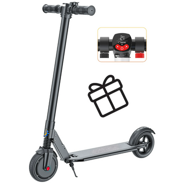 SANOPY Electric Scooter for Teens, 15 Miles Long Range & 15 Mph, 250W Electric Scooter with LED Display and Braking System, Foldable Commute E Scooter,Black,UL2272 Certified