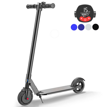 SANOPY 350W Electric Scooter, 25 Miles Range & 20mph, Foldable Commuting E-Scooter with Cruise Control, Dual Braking System & Shock Absorption, APP Control, New White