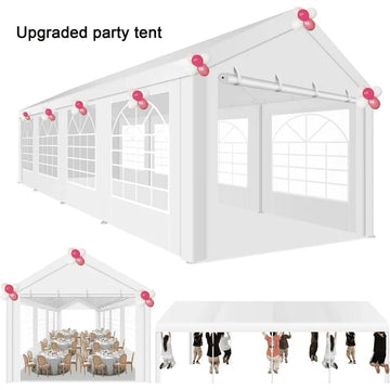 COBIZI 10x30ft Party Tent Heavy Duty, Wedding Tent, Event Tent for Parties,