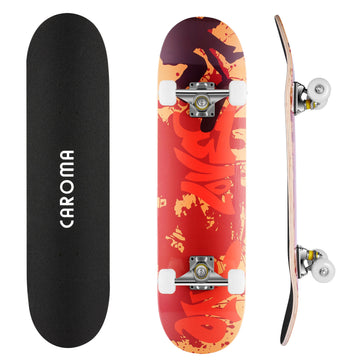 Caroma 8-Layer Maple Double Kick Skateboard