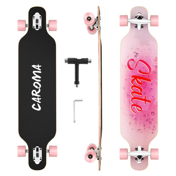 Caroma 8-Layers Maple Graffiti Pattern Longboard