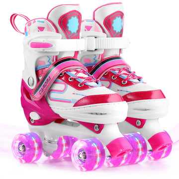 Caroma Adjustable Roller Skate with Light Up Wheels